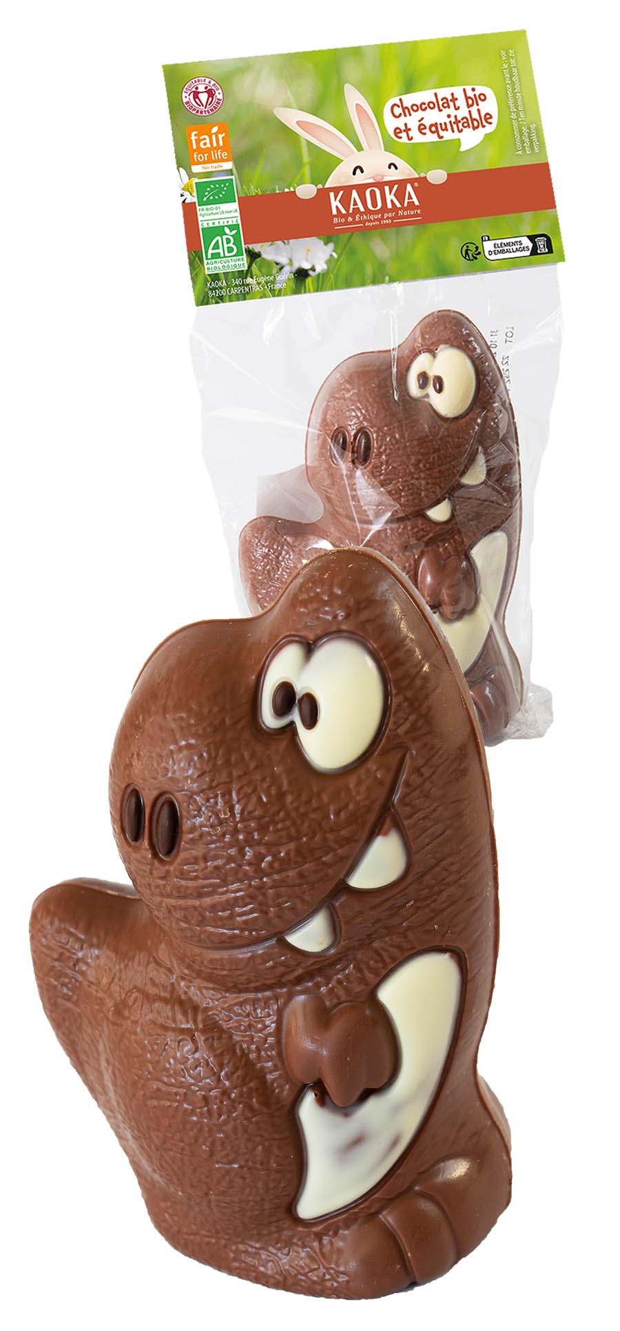 Moulage de Pâques Dinosaure Chocolat au lait