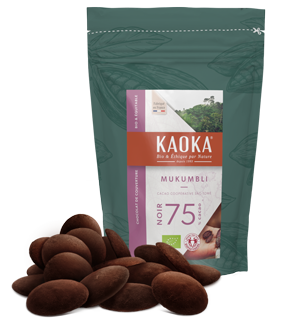 Chocolat de couverture 75% cacao origine Sao Tomé bio équitable pour professionnels (artisans et industriels)
