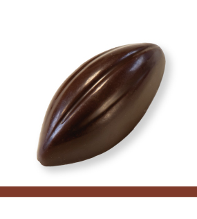 Cabosse de chocolat noir 58% cacao, chocolat en vrac à fondre ou à déguster