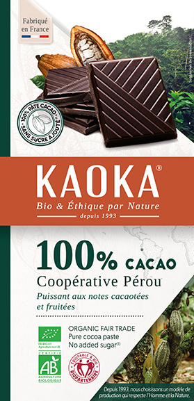 Chocolat 100% Cacao Sans Sucre Ajoute - Magasin Bio à La Teste De Buch - La  Vie Claire