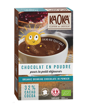 Chocolat en poudre sucré pour petit déjeuner
