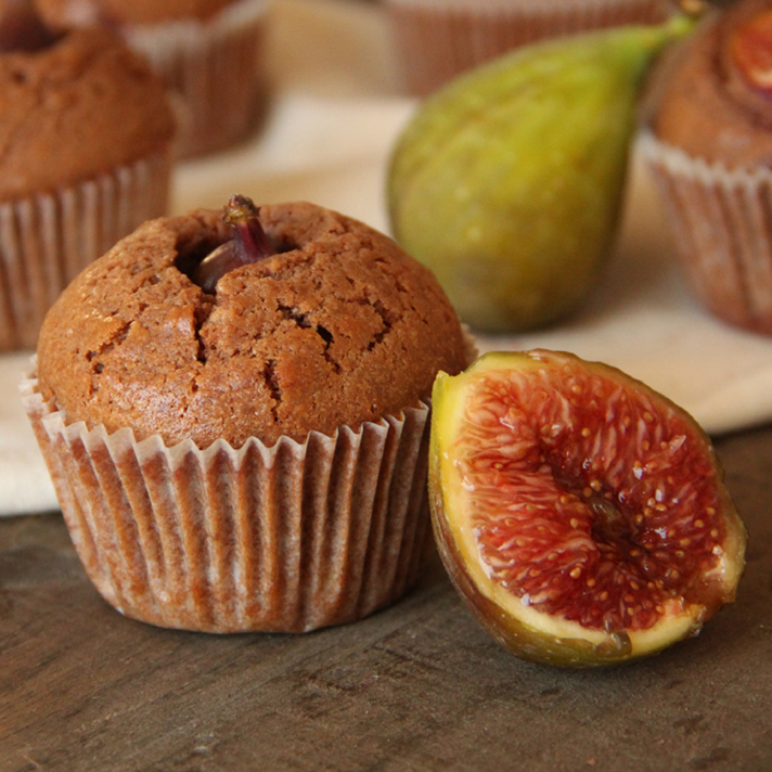 Muffins Chocolat au Lait & Figues