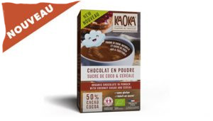 Chocolat en poudre au sucre de coco et à la céréale de riz