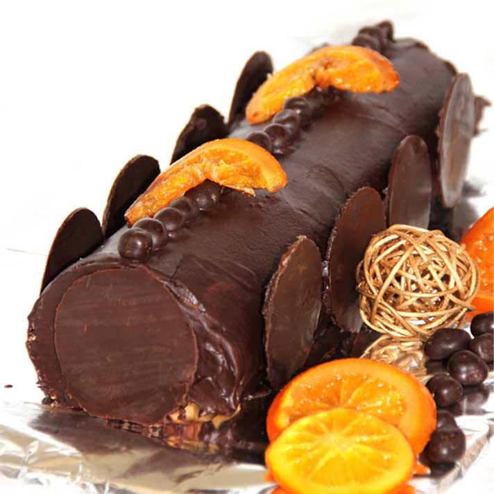 Recette de Bûche Chocolat Corsé & Orange