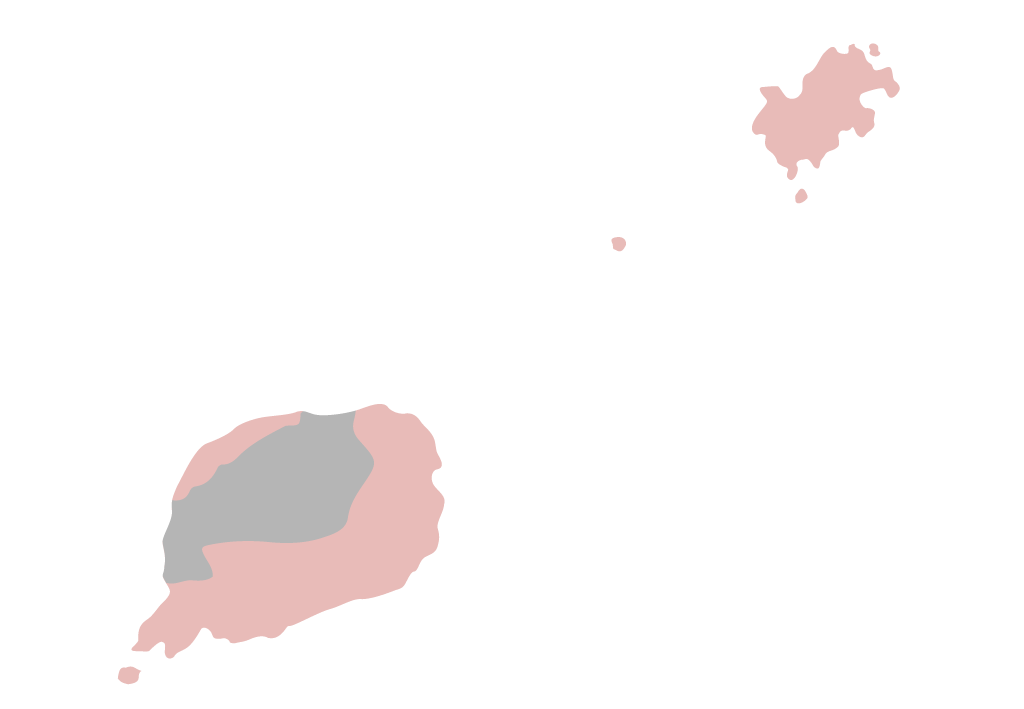 Carte représentant l'île de sao tomé où est produit un chocolat bio équitable de qualité