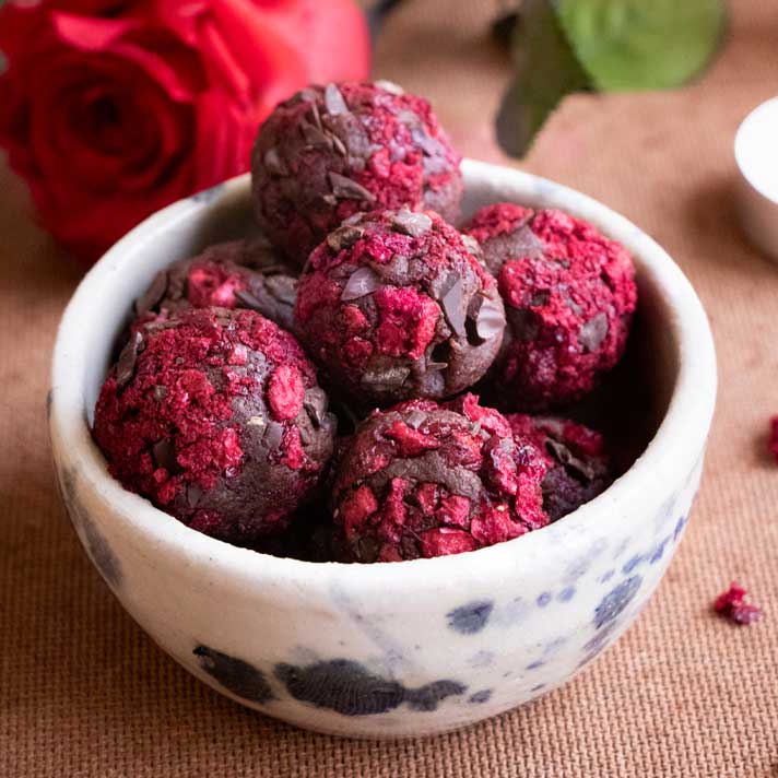 Recette d'energy balls cacao cerises