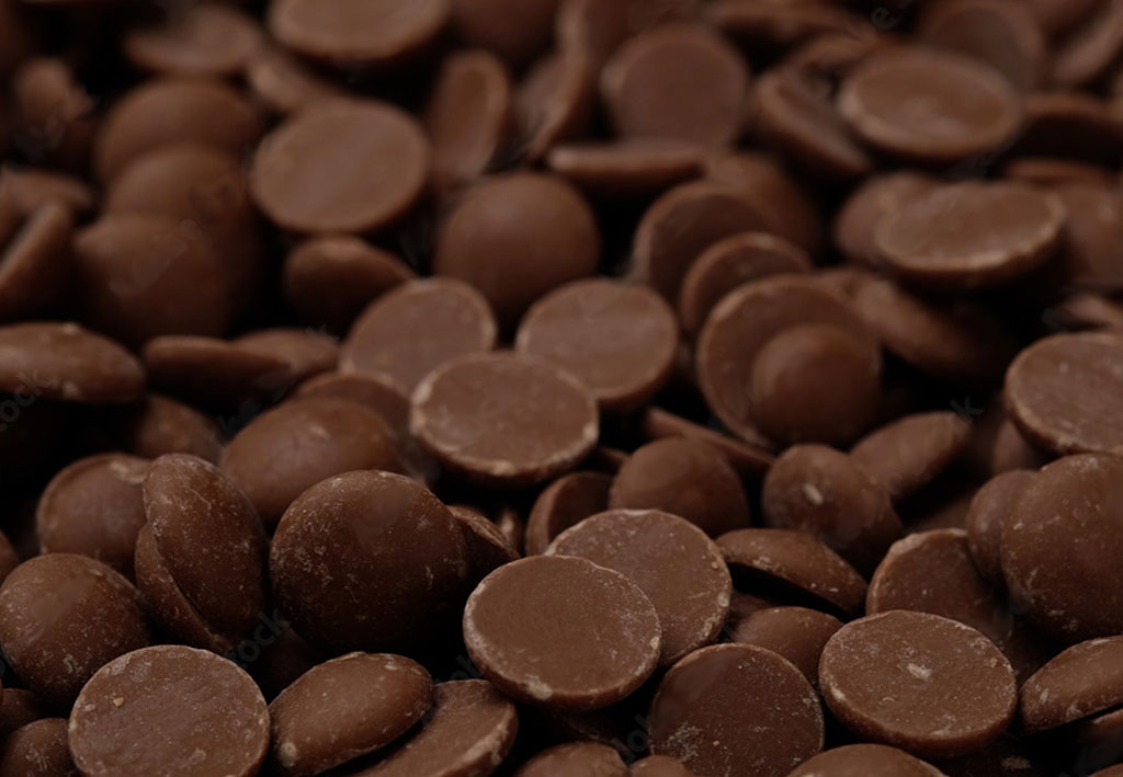 Palets de chocolat au lait pour professionnels bio et équitable