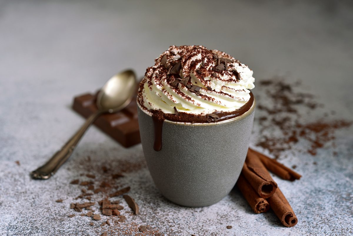 Recette de chocolat chaud au sucre à glacer simple