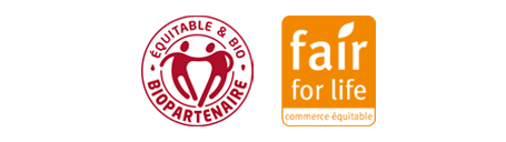 logo biopartenaire et logo fair for life