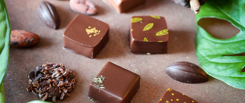 Bonbons de chocolat bien tempérés