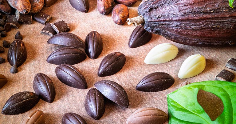 Chocolat de couverture de la marque Kaoka