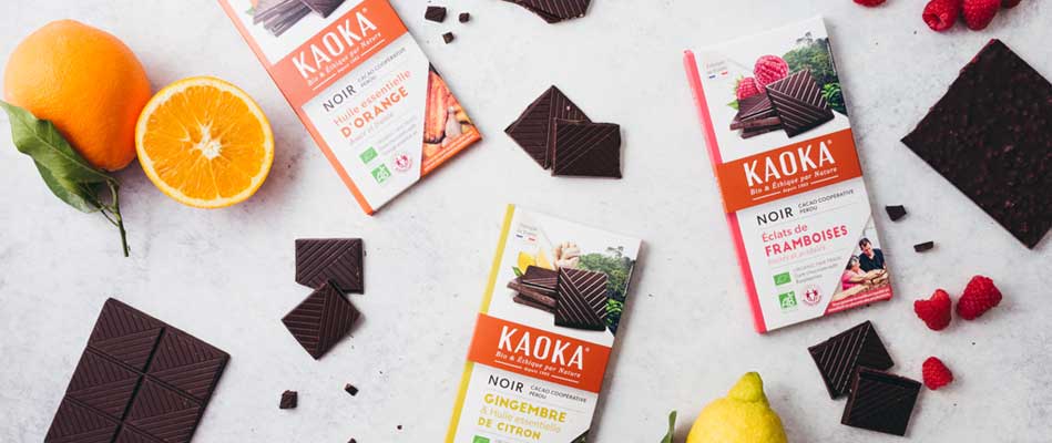 tablettes de dégustation de chocolat bio