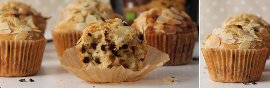 recette muffin poires et pépites de chocolat noir bio