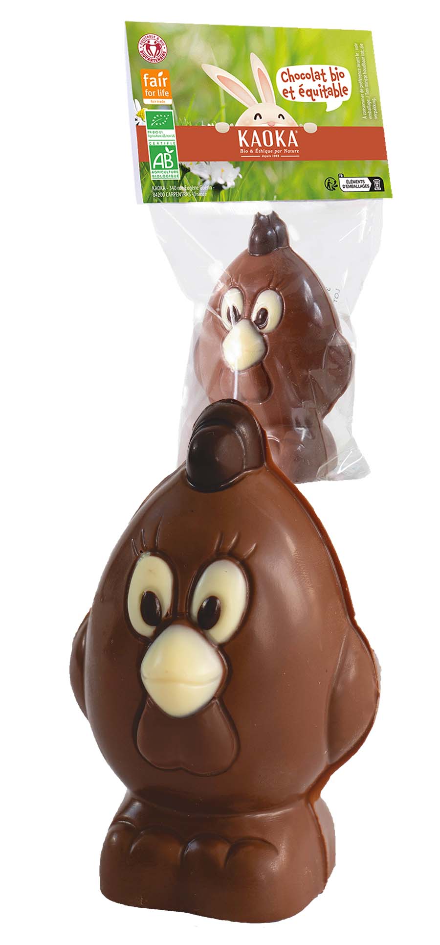 Moulage de Pâques Poule Chocolat au lait