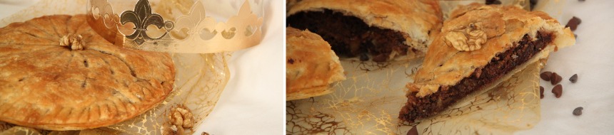 Recette de galette des rois aux noix et pépites de chocolat