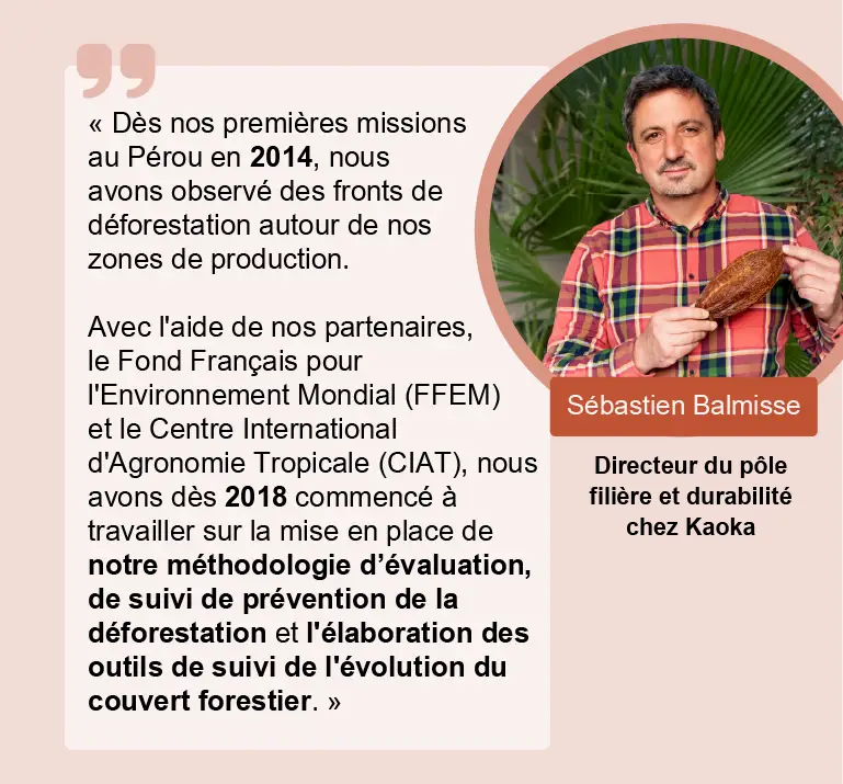 Citation introduction Sébastien Balmisse, directeur filières cacao de Kaoka