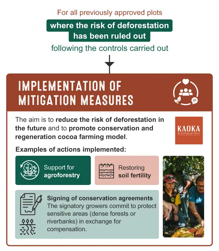 Implementation of mitigation measures