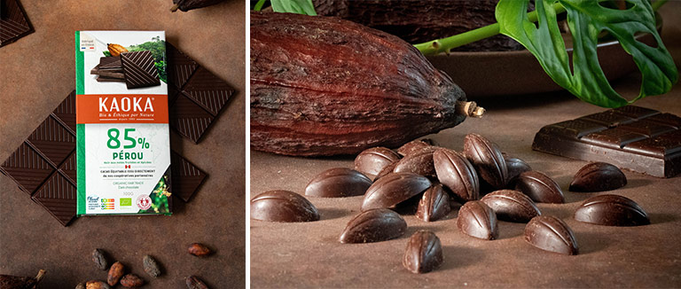Tablette de chocolat noir 85% Pérou