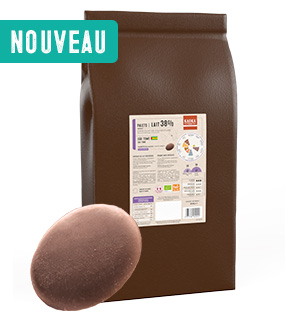 Chocolat au Lait 38%, origine Sao Tomé