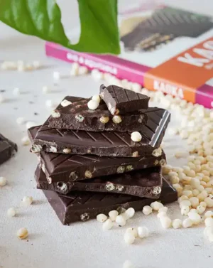 Chocolat Noir 70% origine République Dominicaine au Quinoa Croustillant