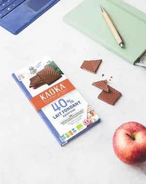 Tablette de chocolat au lait 40% cacao