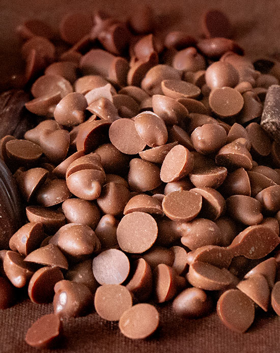 Pépites de chocolat au lait bio équitable de la marque Kaoka