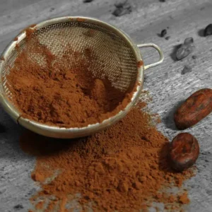 Poudre de cacao tamisée