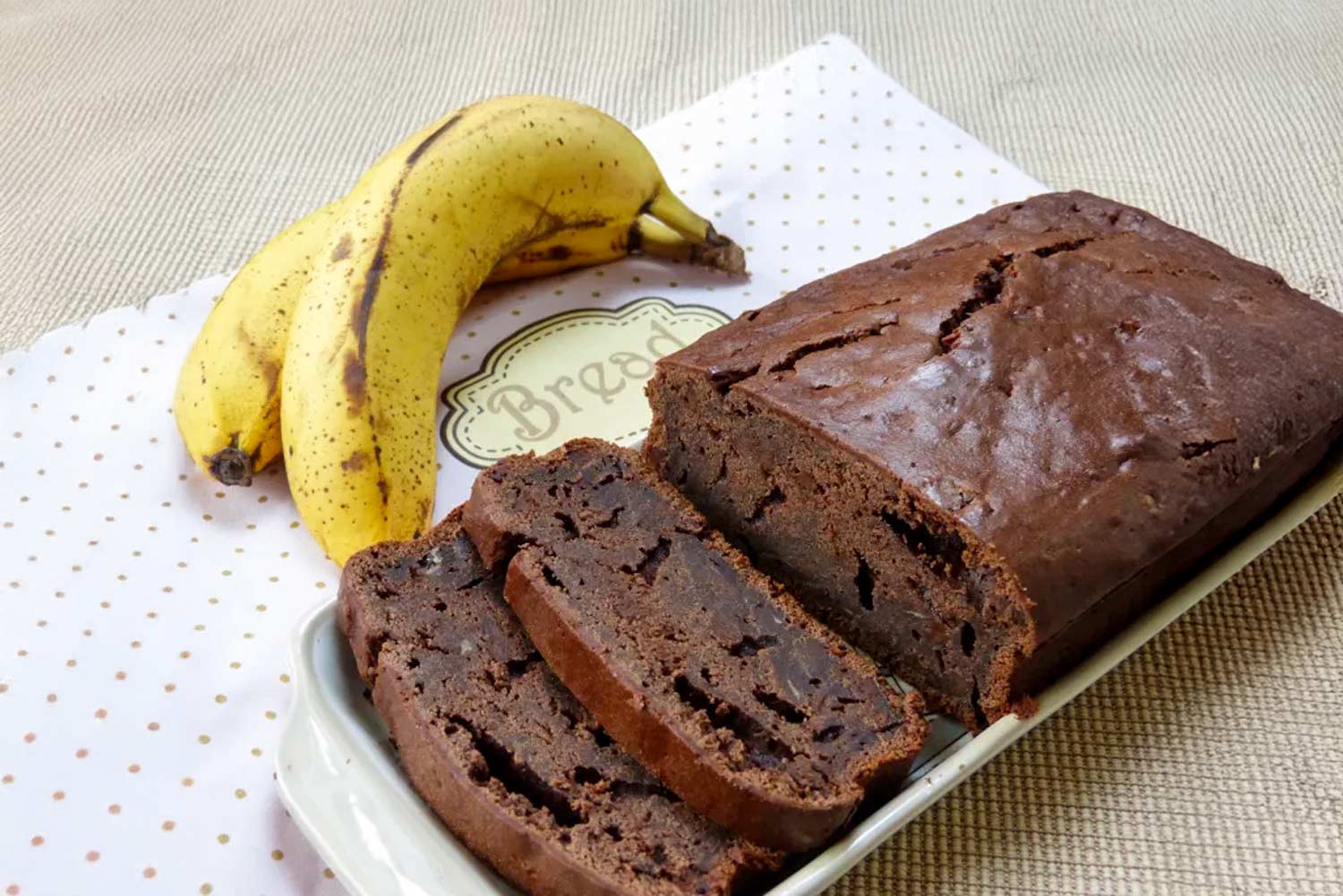Recette de banana bread au chocolat