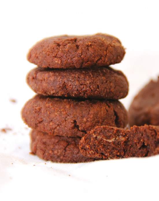 Recette de biscuits au chocolat et à la pâte d'amande