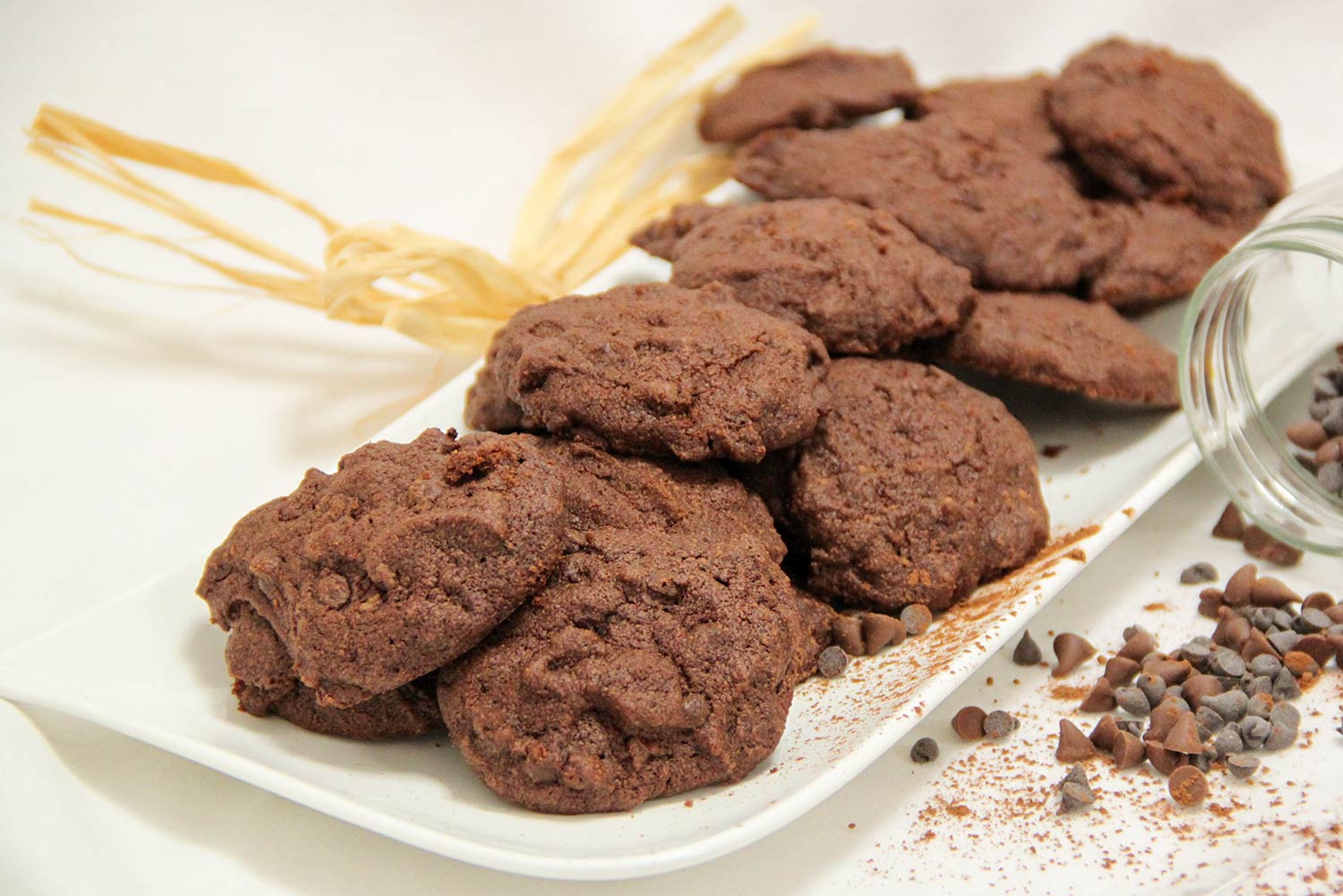 Recette de biscuits extra fondants double chocolat