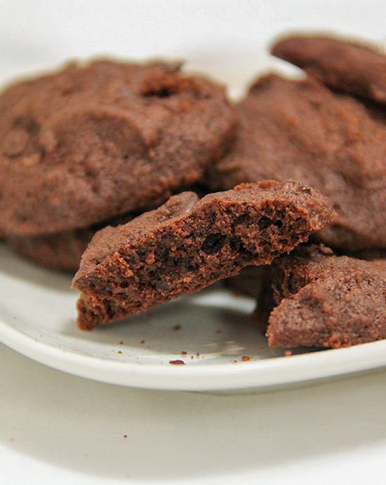 Recette de biscuits extra fondants double chocolat