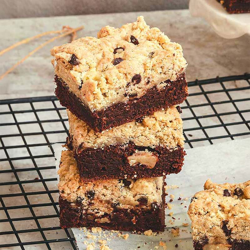Recette de brookie au chocolat et à la cannelle