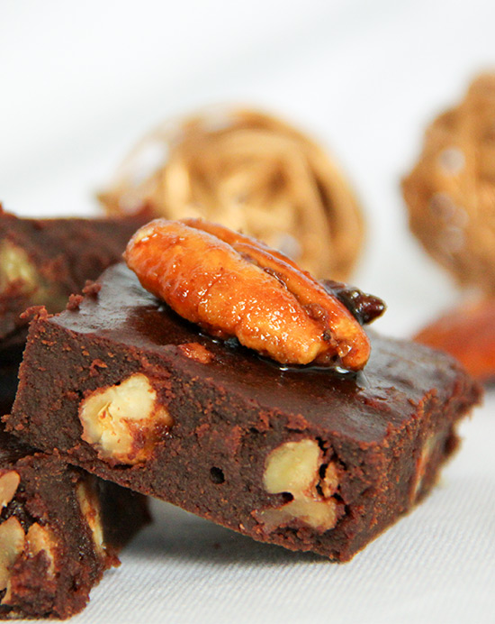 Recette de brownies au chocolat et aux noix de pécan caramélisées