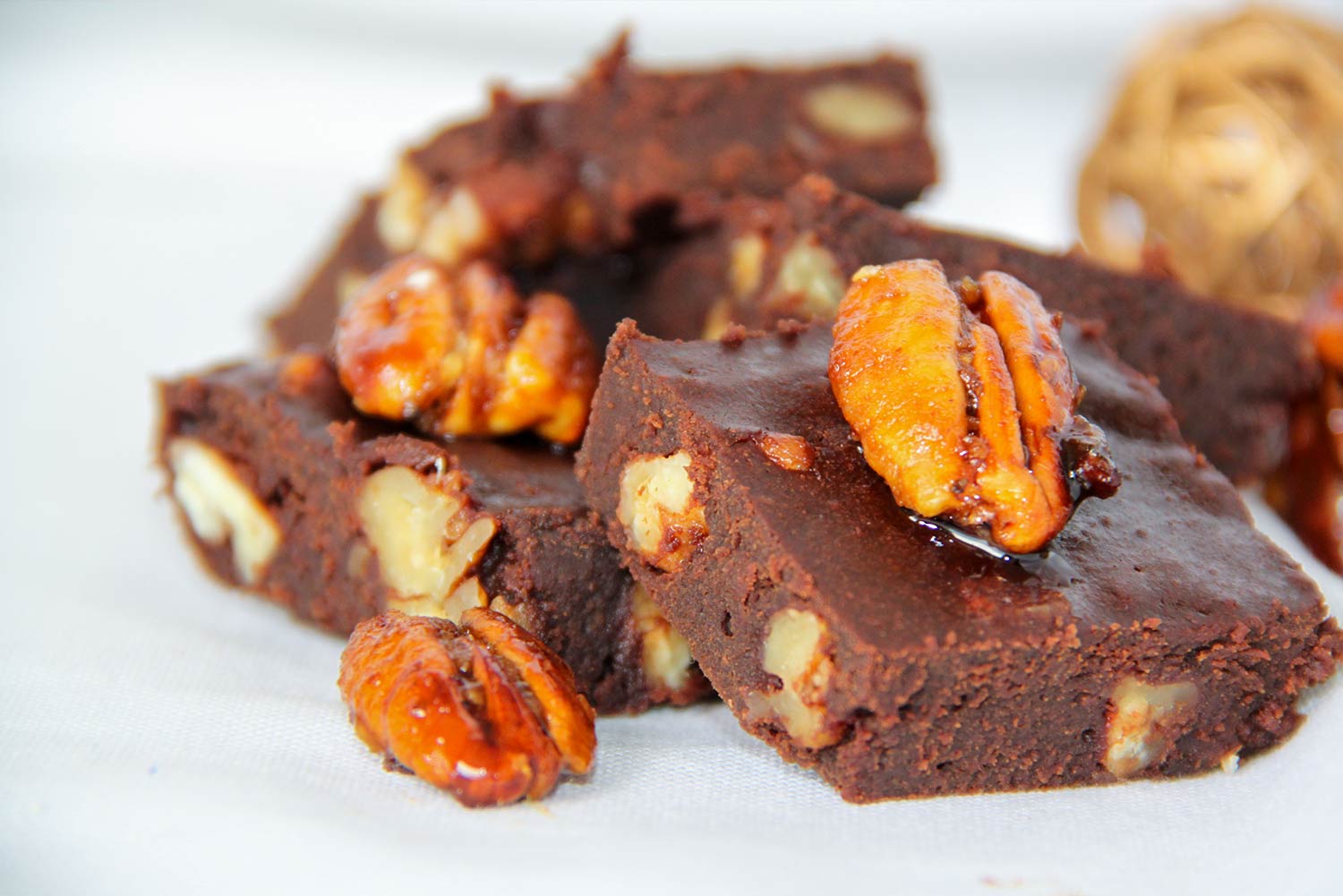 Recette de brownies au chocolat et aux noix de pécan caramélisées