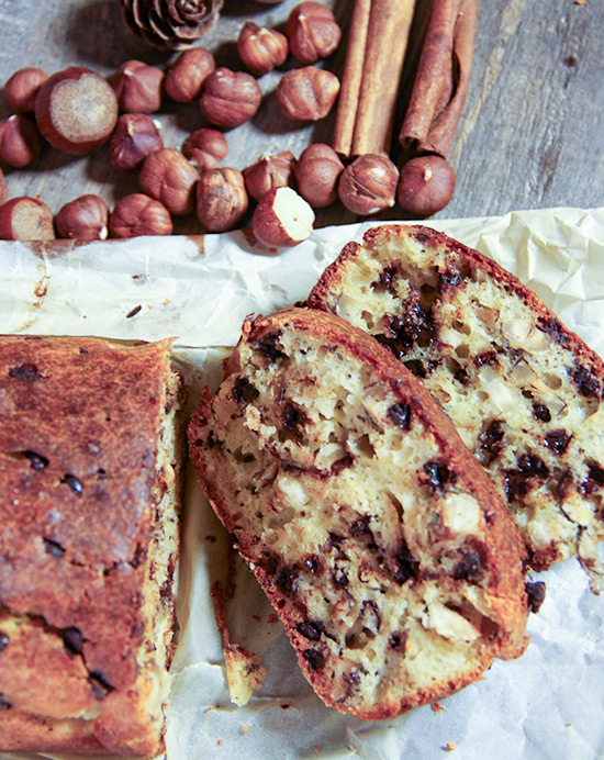 Recette de cake aux épices et pépites de chocolat