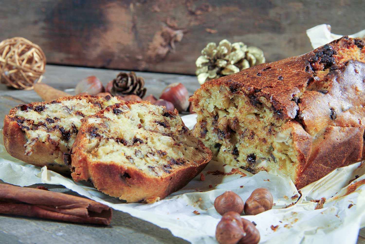 Recette de cake aux épices et pépites de chocolat