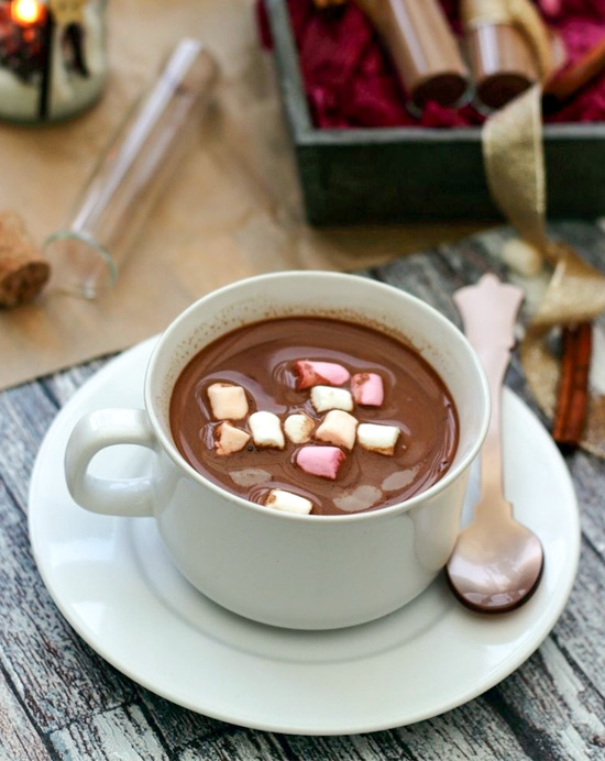 Recette de chocolat chaud à offrir