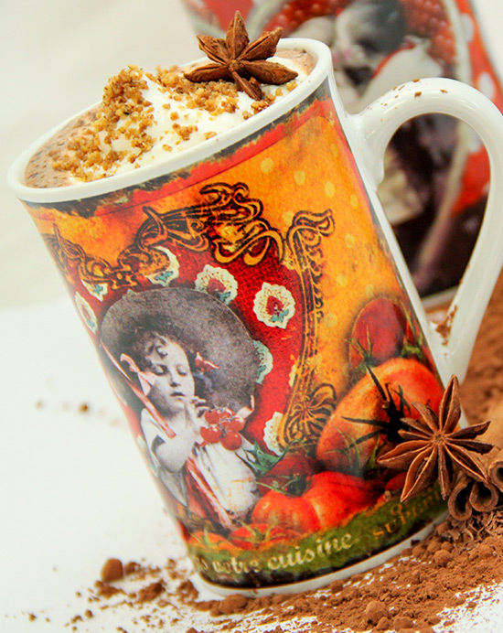 Recette de chocolat chaud aux épices de Noel