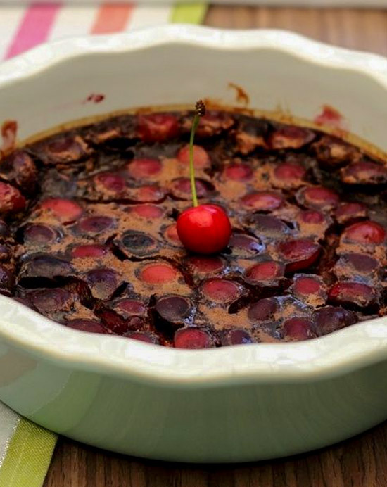 Recette de clafoutis aux cerises et au chocolat