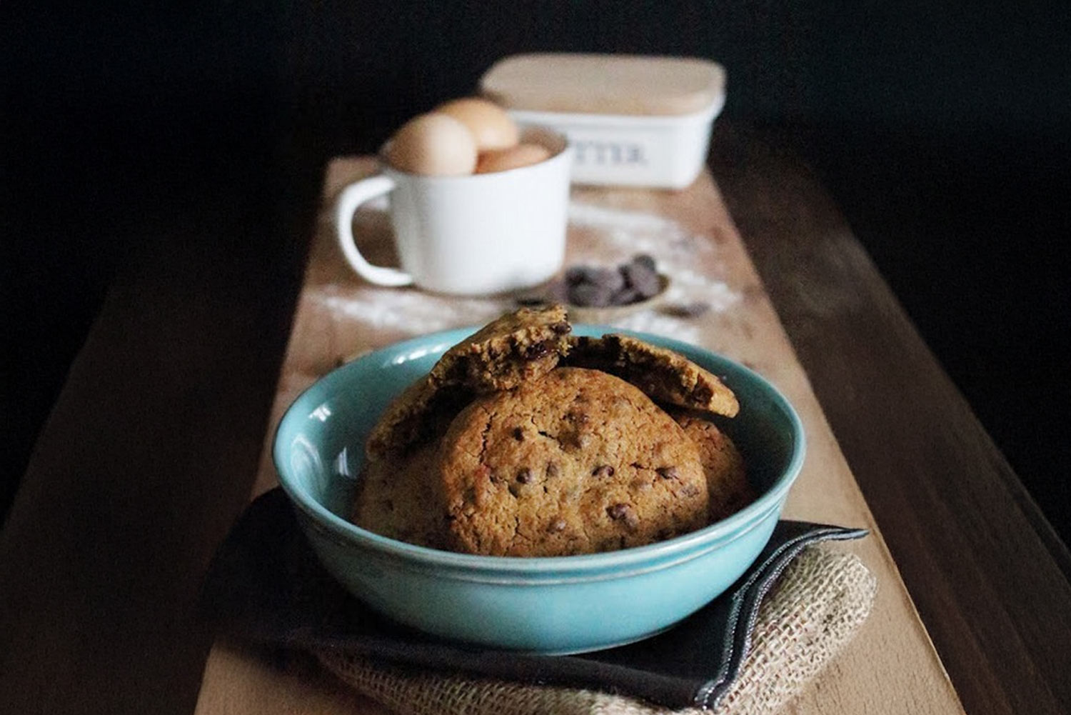 Recette de cookies fourrés au chocolat