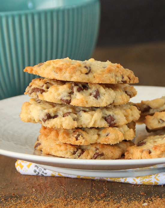 Recette de cookies à la noix de coco et aux pépites de chocolat au lait