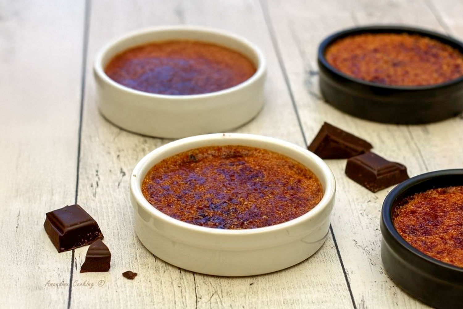 Recette de crèmes brûlées au chocolat