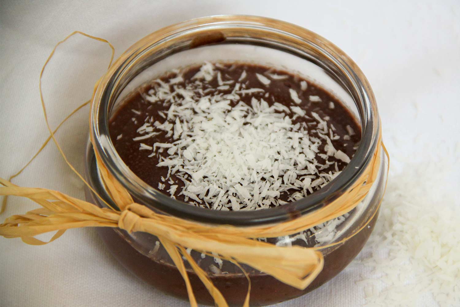 Recette de crème dessert au cacao et au lait de coco