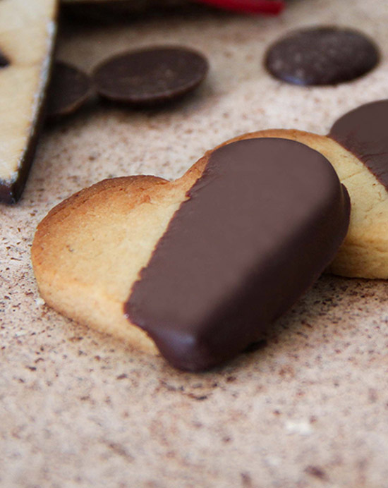 Recette de biscuits en forme de cœur au citron et au gingembre