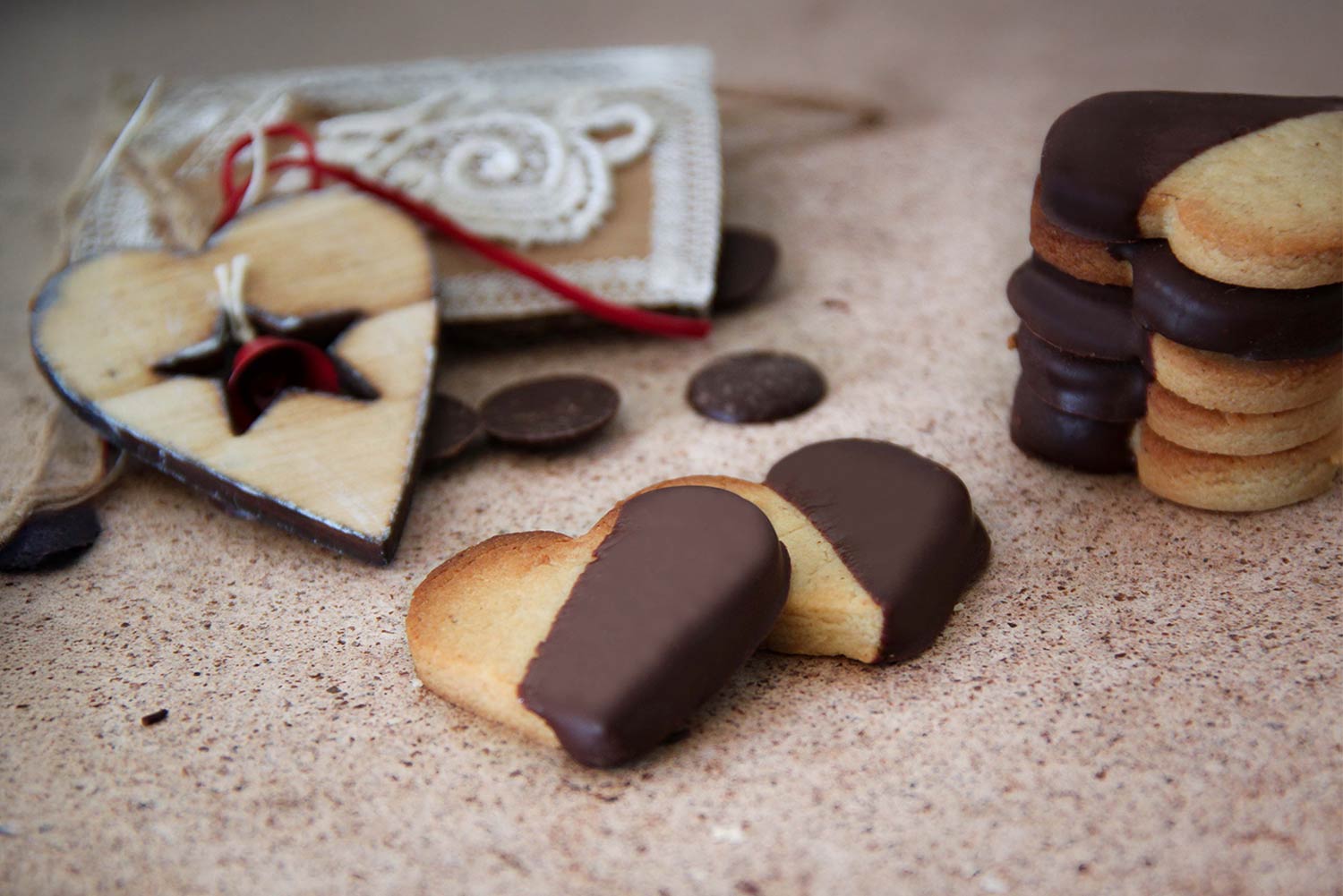 Recette de biscuits en forme de cœur au citron et au gingembre