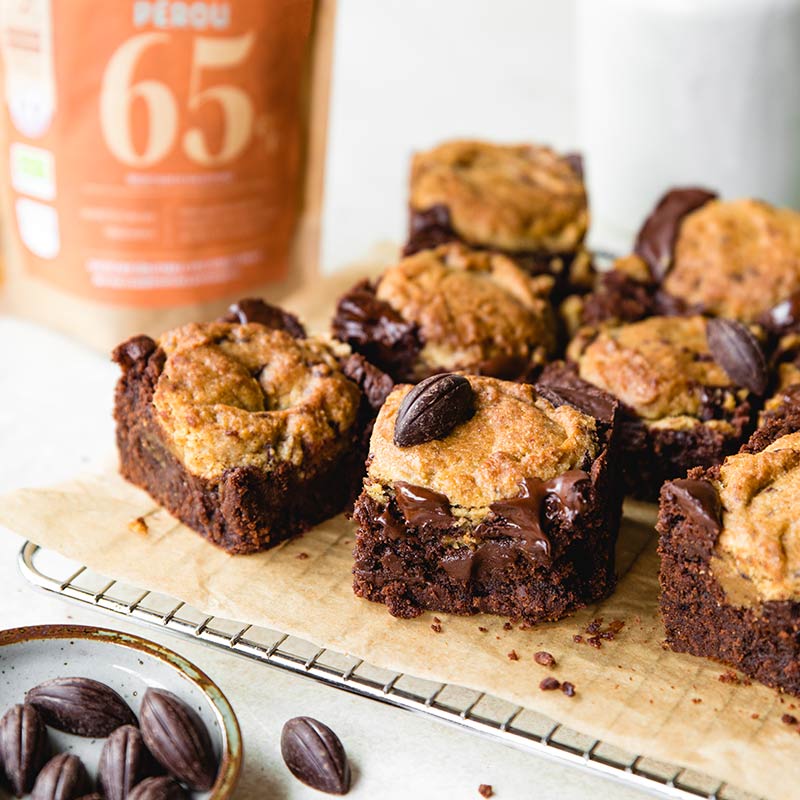 Recette de brookie vegan