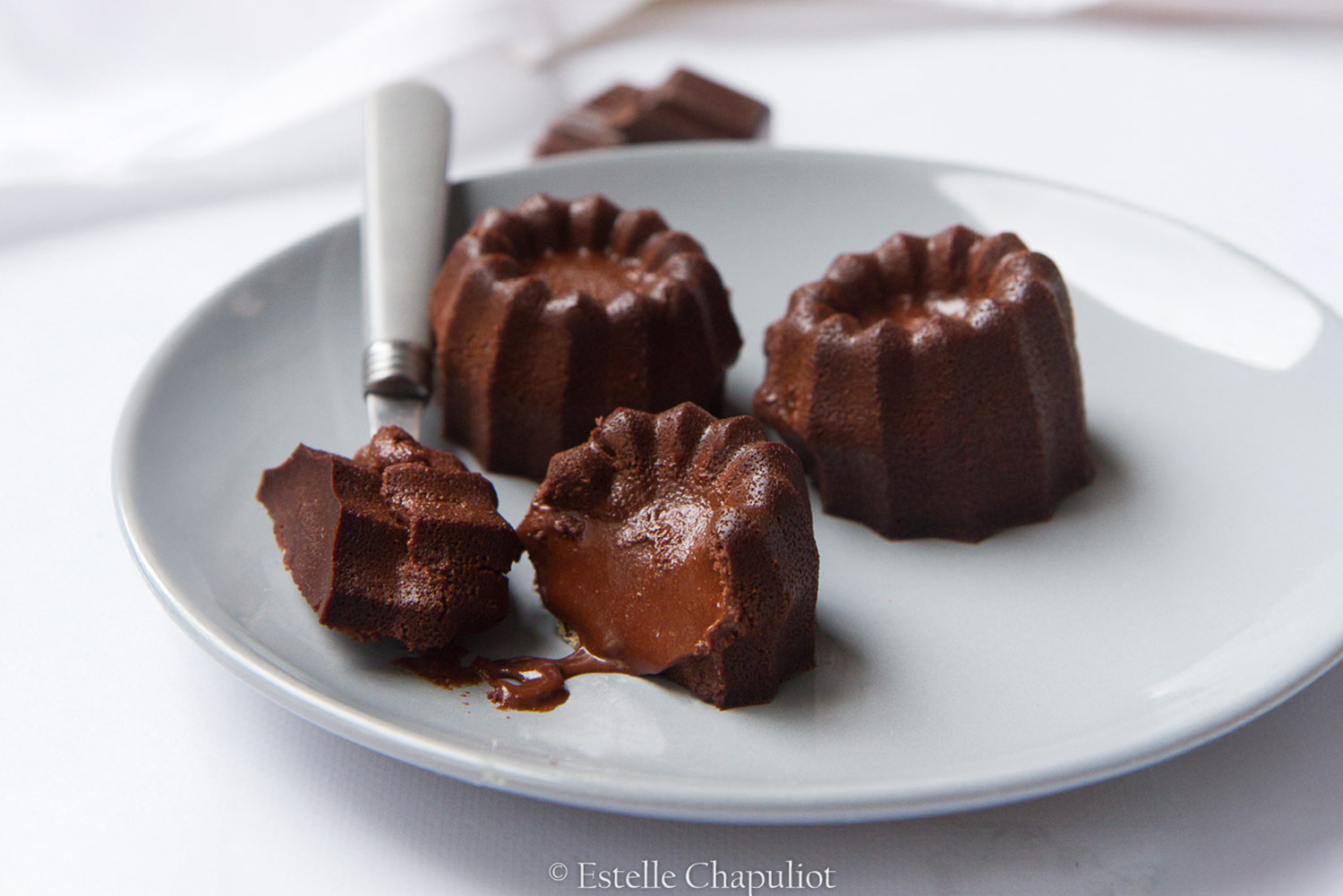 Recette de cœurs coulants au chocolat noir