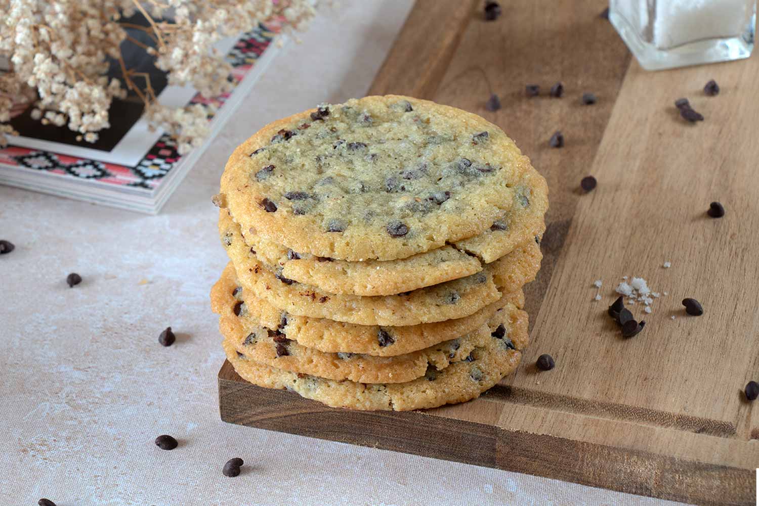 Recette de cookies aux pépites de chocolat noir