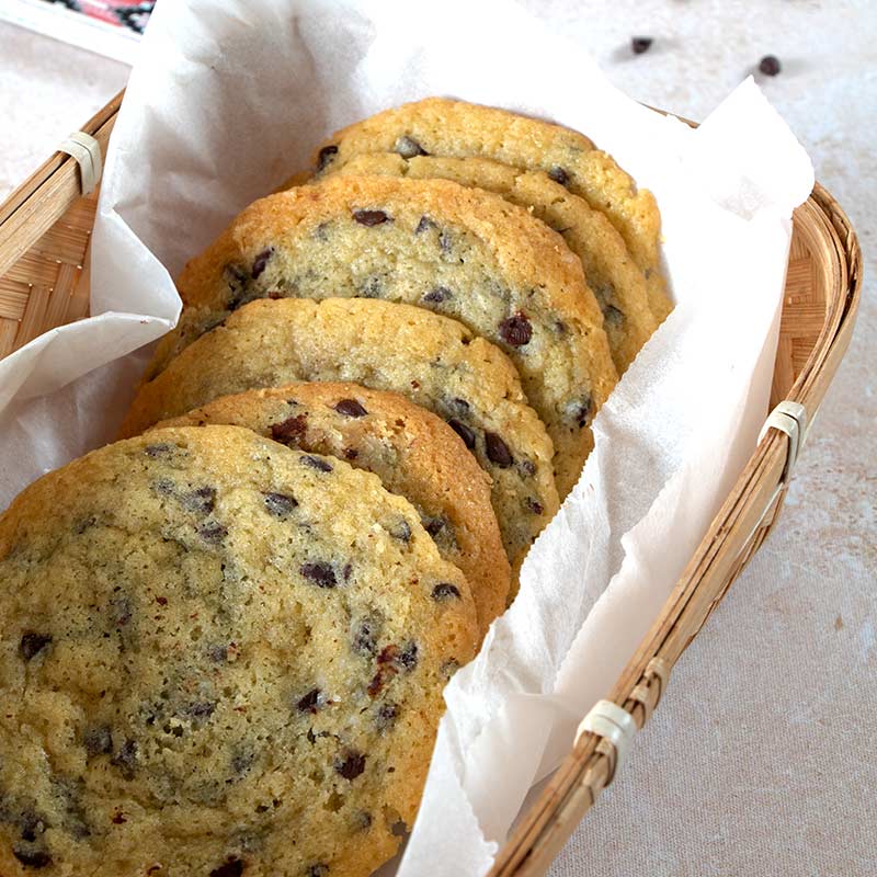 Recette de cookies aux pépites de chocolat noir