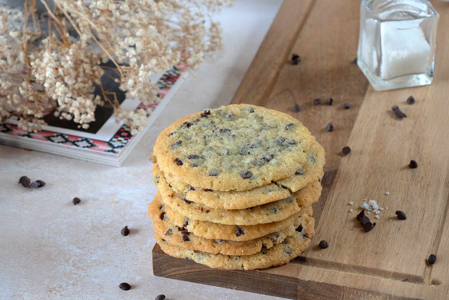 Recette de cookies aux pépites de chocolat noir